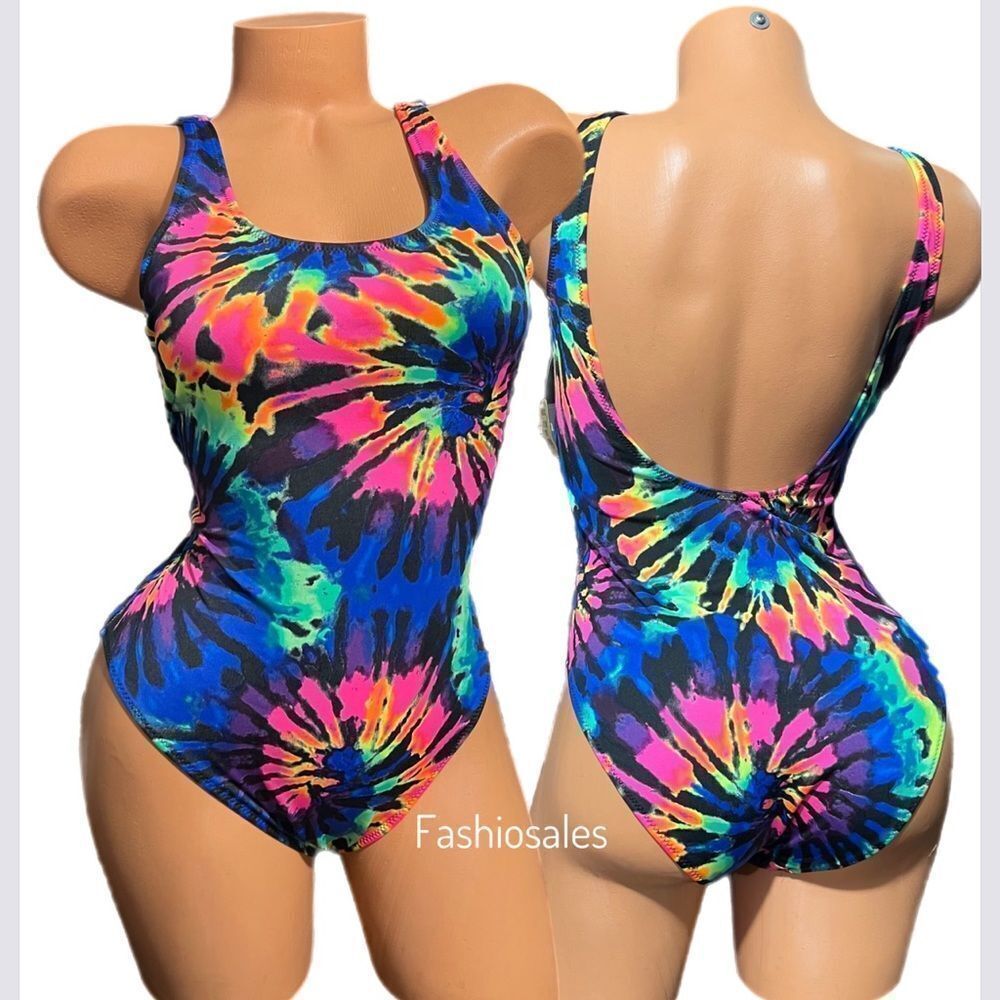 Victoria's Secret Multicolor Tie-Dye Bikini